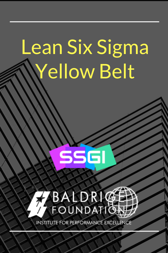 Lean Six Sigma Yellow Belt Baldrige Foundation