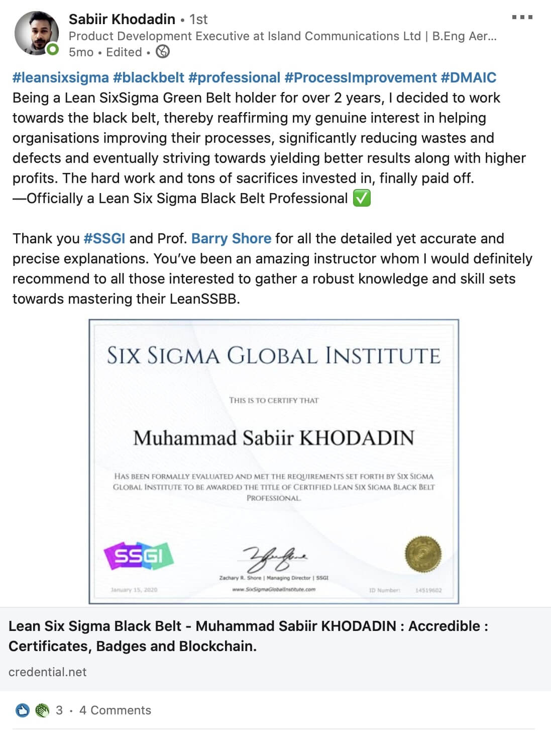 Lean Six Sigma Black Belt Certification & Online Training | SSGI