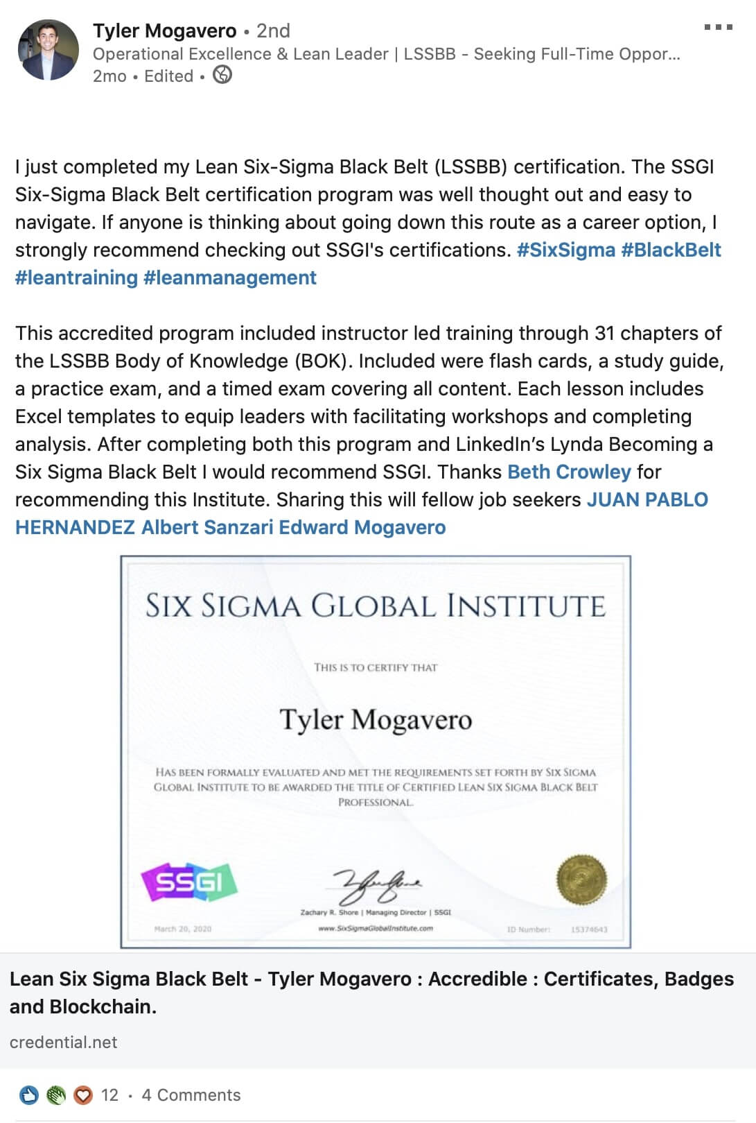 Lean Six Sigma Black Belt Certification & Online Training | SSGI