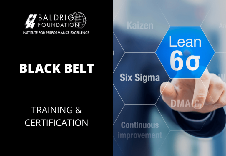 Baldrige Black Belt - Six Sigma Certification and Training | Lean Six Sigma