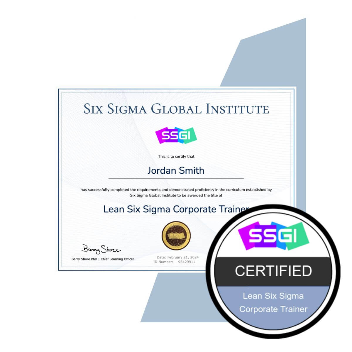 SSGI Lean Six Sigma Corporate Trainer