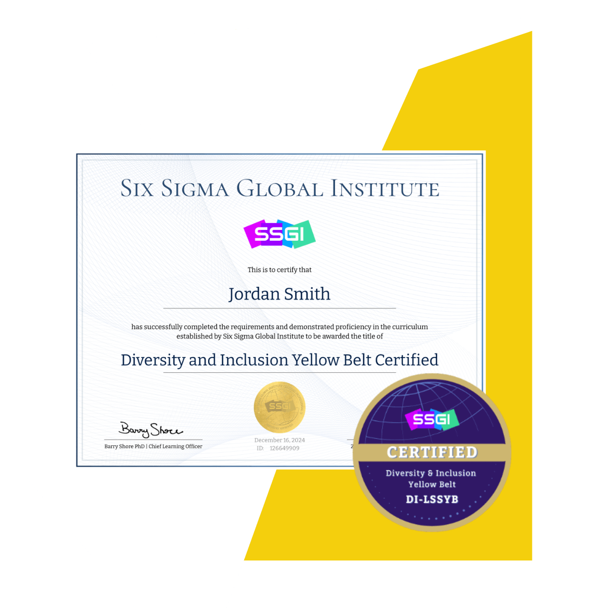 diversity and inclusion yellow belt certification