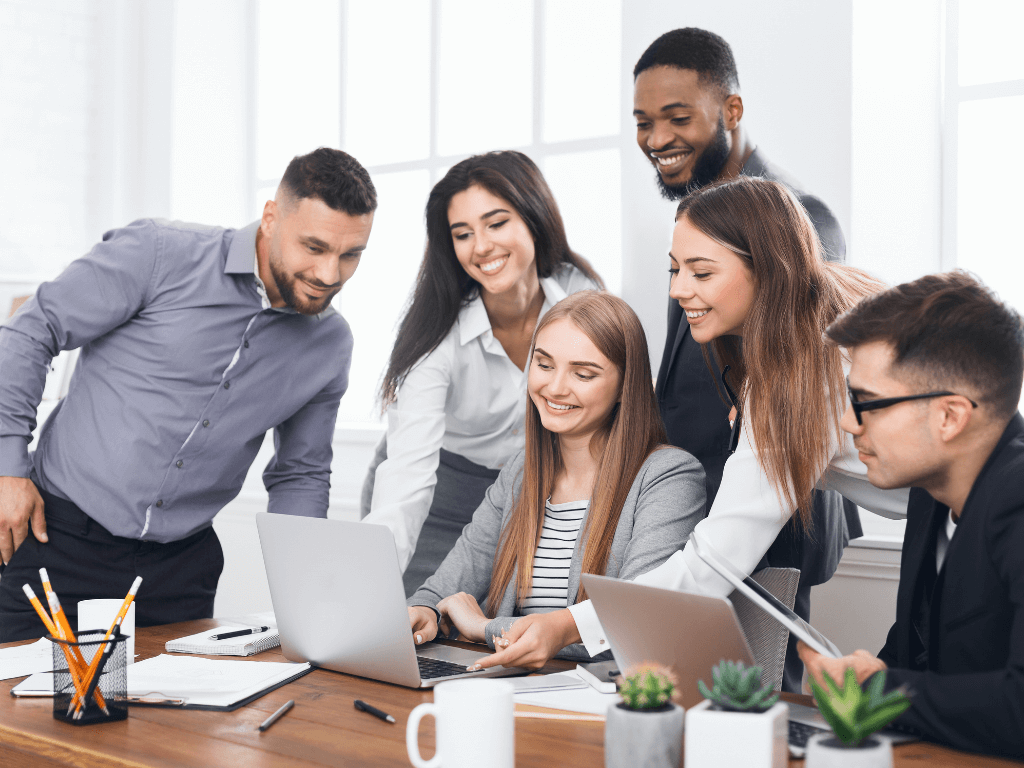 Professionals applying Six Sigma skills to improve business processes